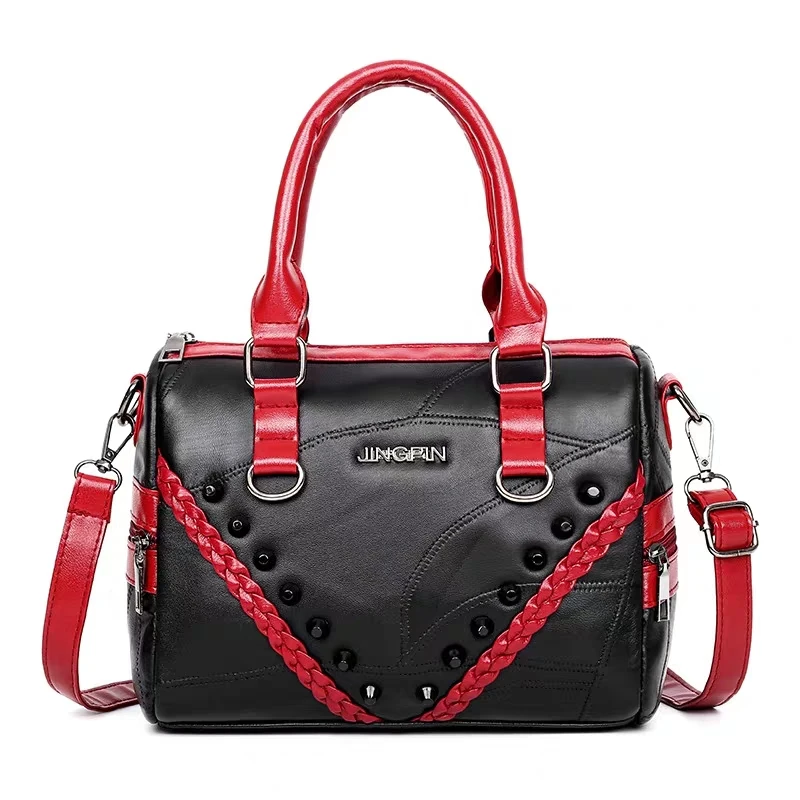 

JUILE luxurious Brand Designer Women Messenger Bags Crossbody Soft PU Leather shoulder Bag High quality fashion lady bag handbag