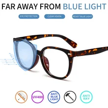 Компьютерные очки мужские и женские голубые легкие очки женские антибликовые прозрачные тонированные прозрачные линзы, очки в оправе для игр