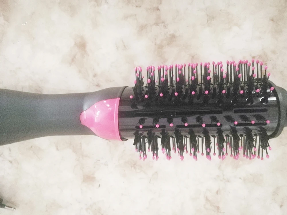 Профессиональный 2 в 1 многофункциональный фен для волос, одношаговый Фен для сушки волос, электрический фен, вращающийся Фен