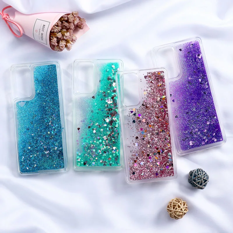 Liquid Quicksand Case For Huawei Mate 40 20 Pro Case Glitter Phone Cover Huawei Mate 20 Lite 40Pro Plus Honor 10 9 20 Lite Funda