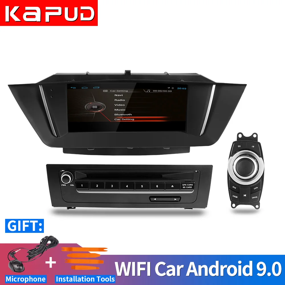  kapud 9'' Android 9.0 Quad Core ROM 32G car GPS navigationfor BMW X1 E84 2012-2015BluetoothUSB SD S