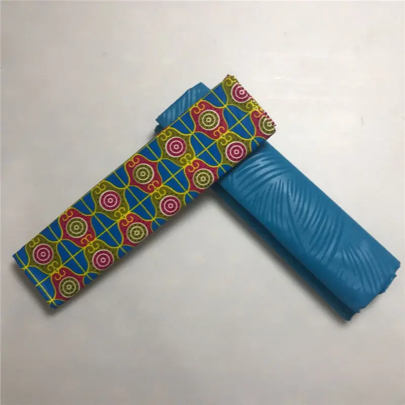 Нигерийский полиэстер воск Анкара Kente Ткань Chitenge Гана воск Африканский Kitenge принты ткань для ткани в 2+ 2 ярдов J30 - Цвет: 31