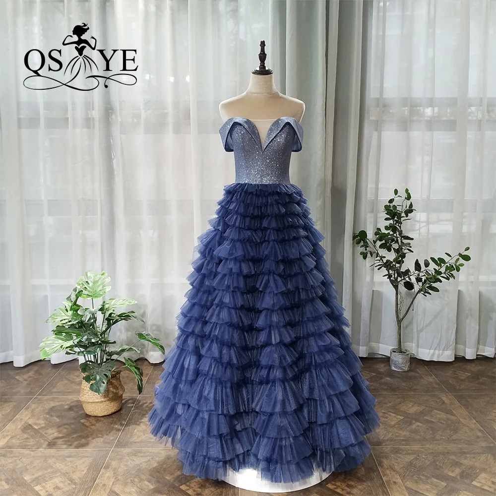 same as pictures QSYYE Весенняя Новая коллекция фиолетовое блестящее бальное платье с открытыми плечами дизайнерские вечерние платья для выпускного вечера - Цвет: same as pictures
