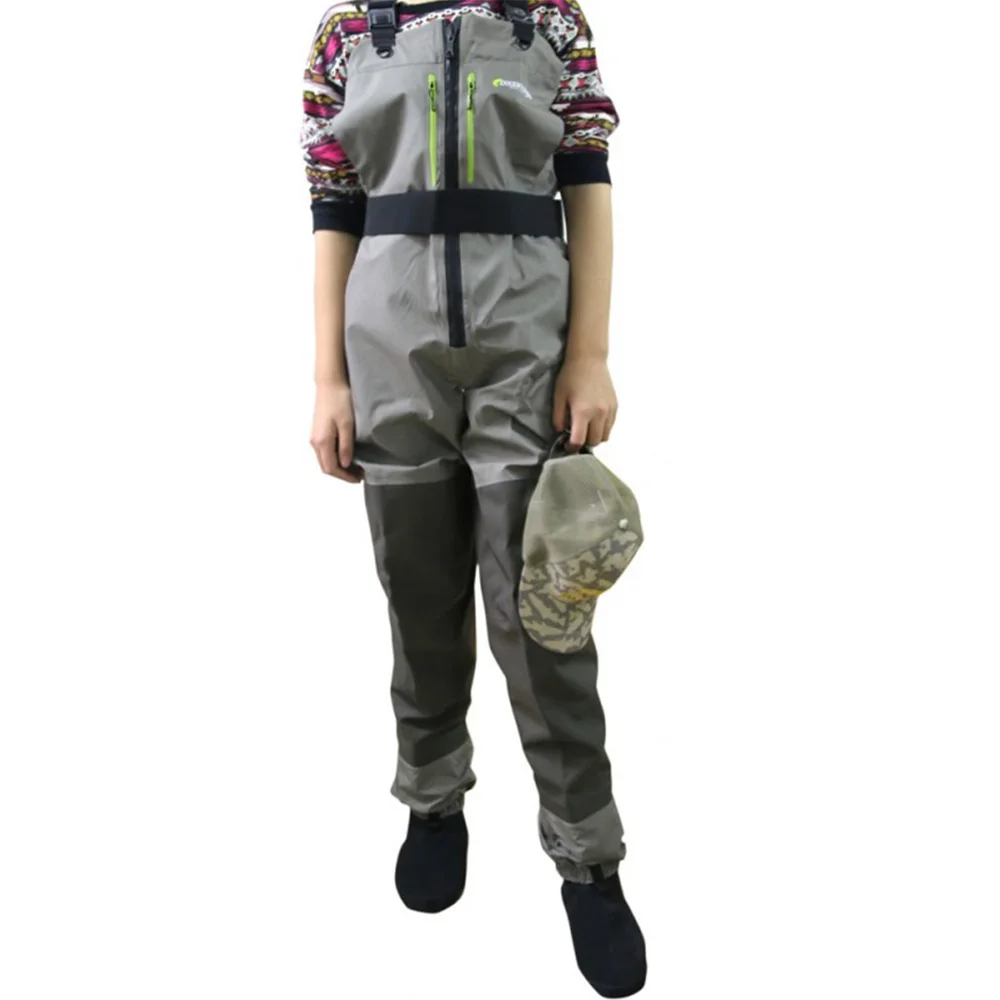 Wader and Hat Maximumcatch Trango Fishing Wader дополнительная прочность в M, L, XL Размер Fly Fishing дышащий Wader - Цвет: Wader and Hat