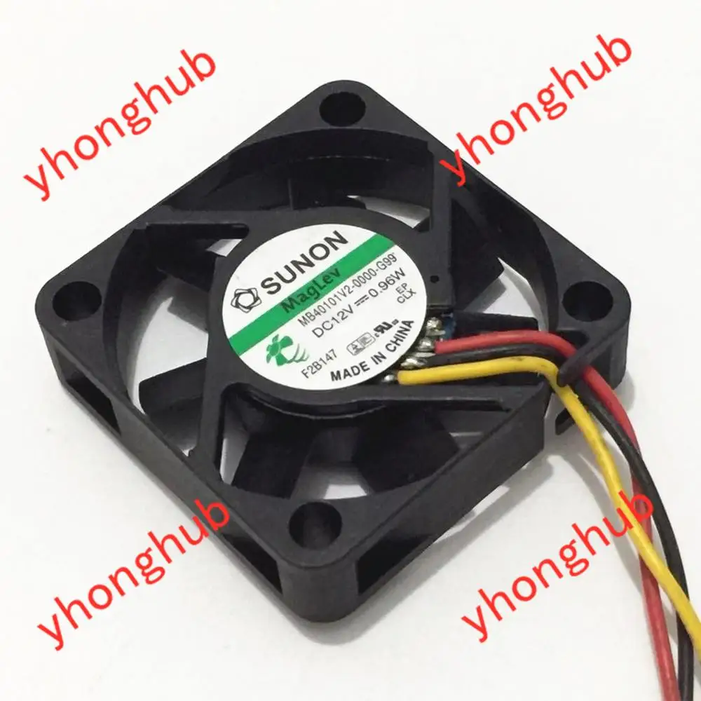 SUNON MB40101V2 0000 G99 DC 12V 0 96 W 40x40x10mm вентилятор охлаждения сервера square fan server fanfan | Отзывы и видеообзор