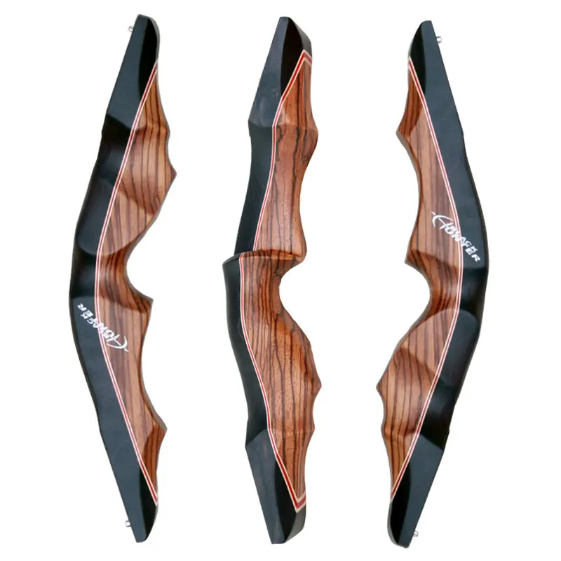 Bow Riser 30-60lbs 60 дюймов стрельба из лука черный Охотник изогнутый лук правая рука демонтаж Американский охотничий лук стрельба стрелы для охотничьего лука аксессуары - Цвет: Bow Riser
