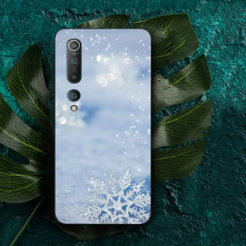FHNBLJ snowflake Winter white snow Phone Case for RedMi note 4 5 7 8 9 pro 8T 5A 4X case xiaomi leather case