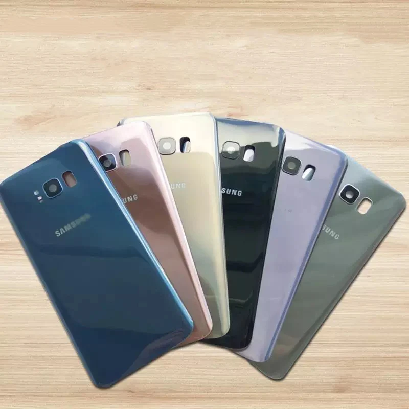 Высококачественная оригинальная задняя крышка Samsung Galaxy S8 3D стеклянный