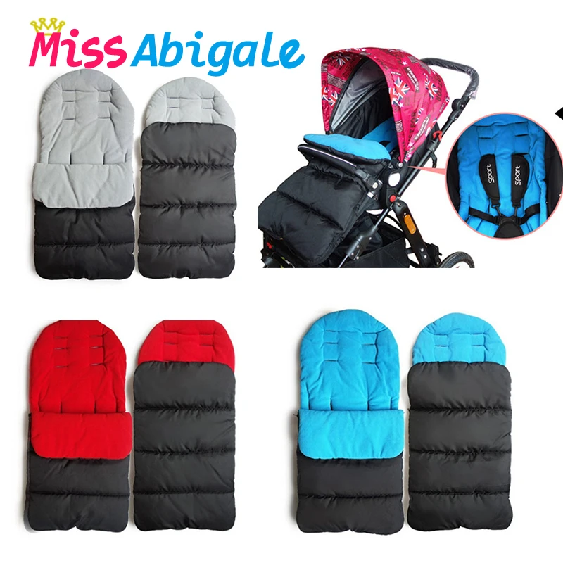 MissAbigale/зимняя универсальная муфта для ног для малышей, удобный фартук с пальцами, подкладка для коляски, коляски, спальные мешки, теплая Плотная хлопковая подкладка