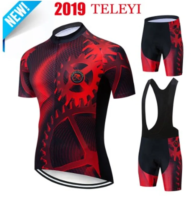 Teleyi Pro, спортивный свитер для велоспорта, Быстросохнущий велосипедный костюм, мужская летняя велосипедная команда, велосипедные рубашки, велосипедный костюм