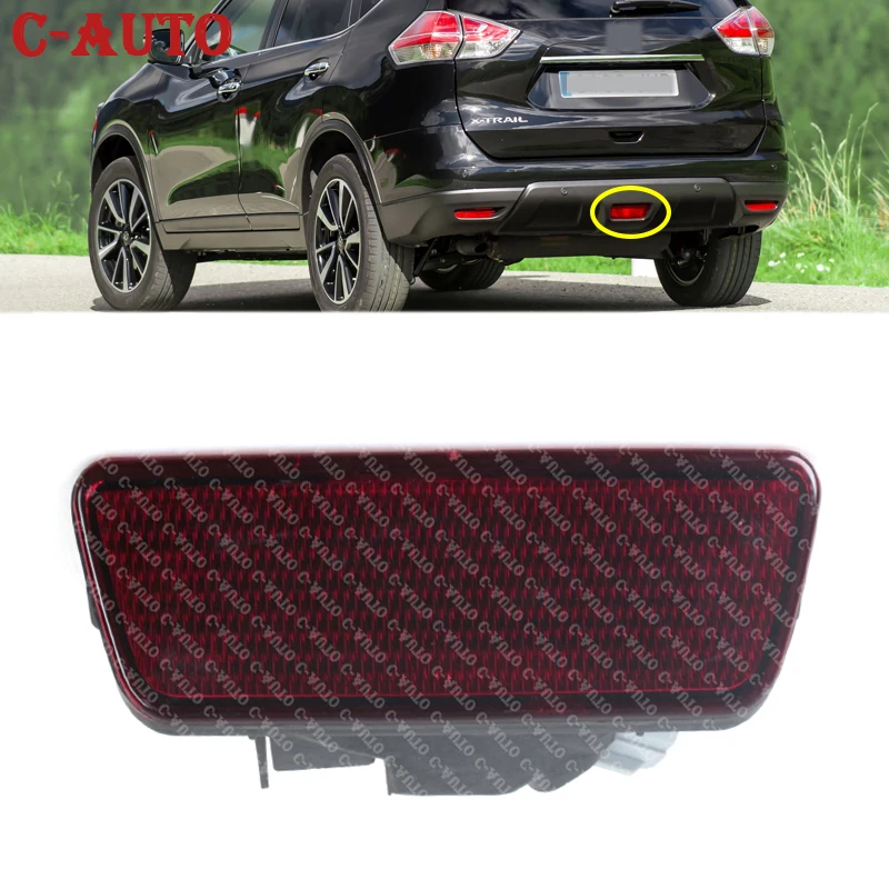 Car-Rear-Tail-Bumper-Center-Reflector-ABS-Rear-Tail-Light-Red-Fog-Lamp ...