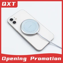 Szybka ładowarka 15W bezprzewodowe ładowarki iPhone Qi magnetyczne ssanie mobilny inteligentny telefon dla iPhone dla Mi dla Vivo Huawei tanie tanio qixintian CN (pochodzenie) Elektryczne Rohs GY-97S Wifi