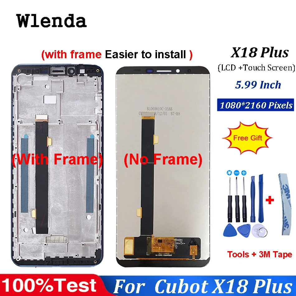 Koop Voor Cubot X18 Plus Lcd scherm en Touch Screen Vergadering Vervanging Met Gereedschap Voor Cubot X18 Plus