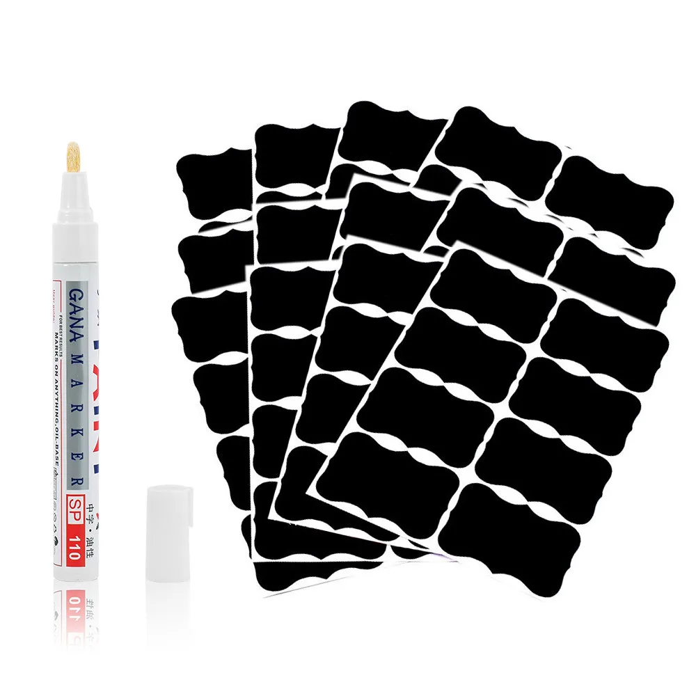 96 шт. многоразовые банки для конфет и джема|reusable stickers|kitchen ruleskitchen sticker |