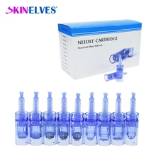 30 шт. синий байонет Дерма ручка иглы картридж беспроводной Dr. Pen A6 Микро татуировки Запасные иглы 9/12/24/36/42/nano микроиглы