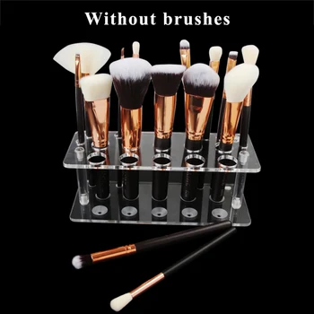 

Professional Make Up Brush 20 Hole Square Makeup Brush Holder Drying Rack Organizer Cosmetic Shelf Tool Wholesale