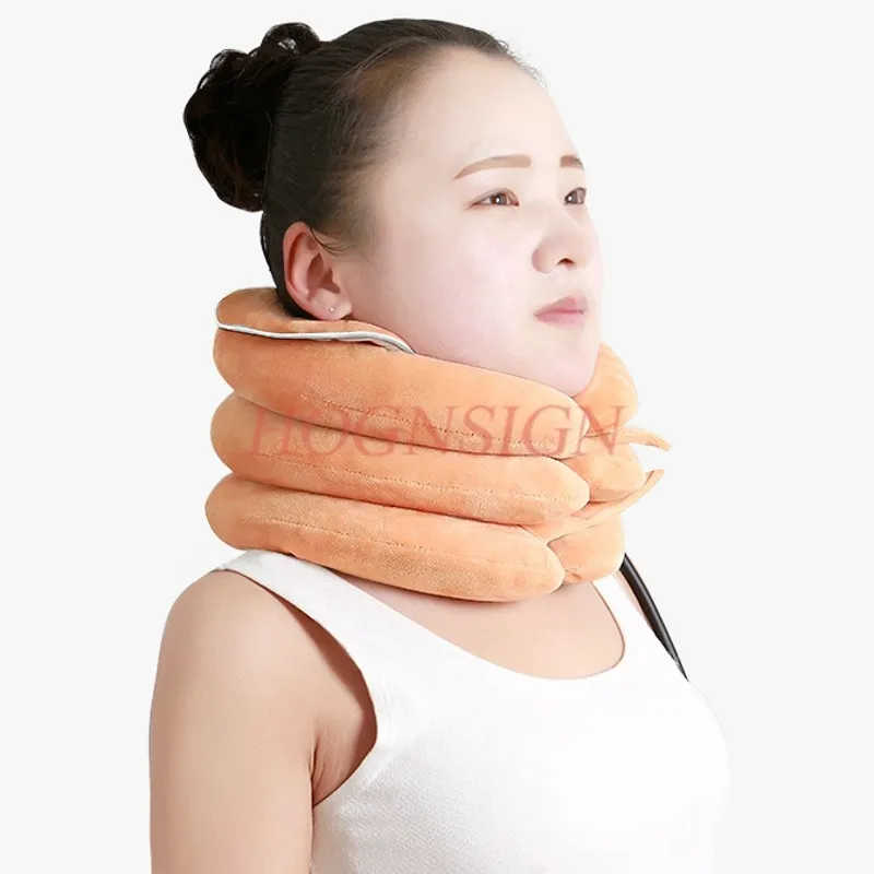 Cervical traction device home medical correction physiotherapy neck vertebral disease fixed neck inflatable support st