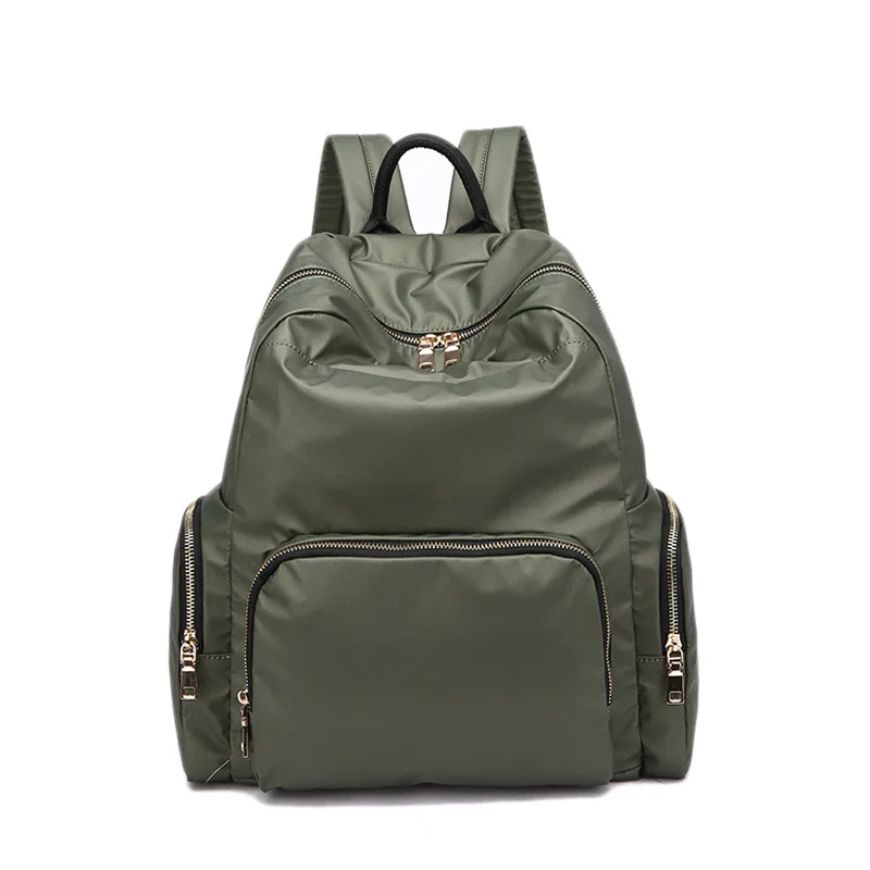 Весенне-летний стильный рюкзак из ткани Оксфорд, повседневный студенческий рюкзак для путешествий для мужчин и женщин, модная сумка - Цвет: Зеленый
