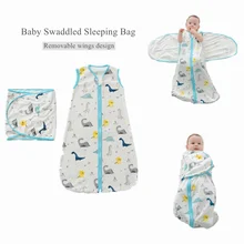 Sac de couchage Anti sursaut pour nouveau né, couverture enveloppante en coton pour nourrissons, artefact de sommeil respirant universel quatre saisons