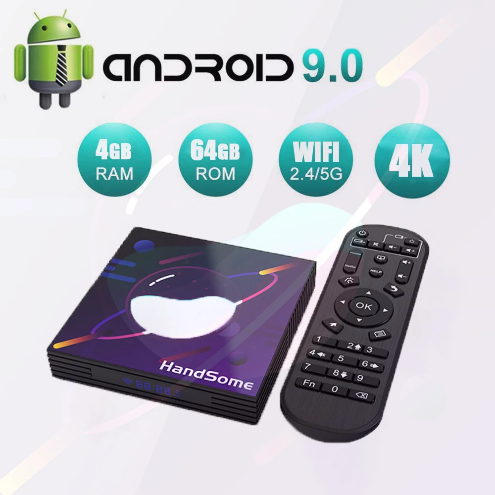 A95X R3 медиаплеер Android 9,0 4GB ram 64GB 32GB 4K Smart tv Box RK3318 2,4G/5 GHz Wifi USB3.0 Google Play Netflix Youtube - Цвет: 4G 64G