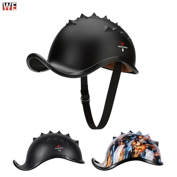 

WOSAWE ABS Motorcycle Helmet Open Face Retro Half Helmet Motorbike Helmet MOTO Racing Off Road Helmet Safety Head Protection