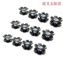 Универсальная передняя вилка VP для горного шоссе, велосипедная гарнитура с подвеской в виде сердца, цветка, сердца, сливы, подсолнуха, Осьминожка, Размер 25,4