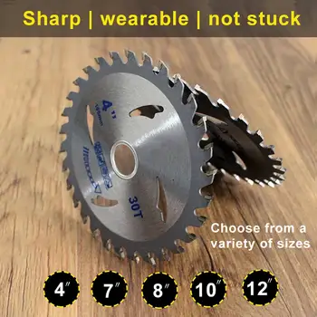 

New Arrival 4/7/8/10/12inch 30/40/60T HSS Woodworking Circular Saw Blade for Angle Grinder