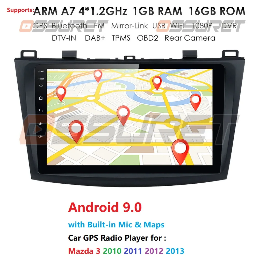 9 Inch Android 9.0 Car Radio For 2009 2010 2011 2012 MAZDA 3 GPS Navi Wifi 3G Multimedia Player Head Unit Auto Stereo 9 Inch Android 9.0 Car Radio For 2009 2010 2011 2012 MAZDA 3 GPS Navi Wifi 3G Multimedia Player Head Unit Auto Stereo