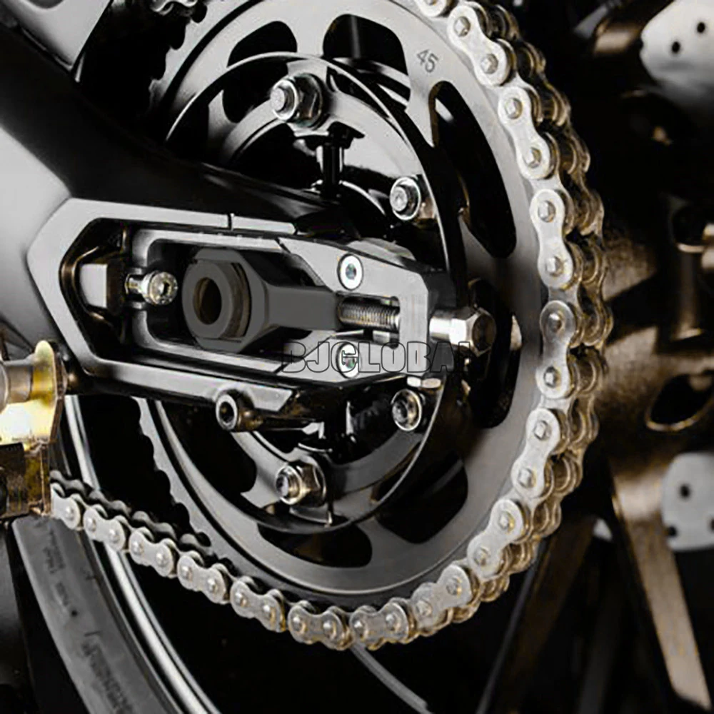 Регулятор цепи мотоцикла MT09 задний мост шпинделя натяжители для Yamaha MT09 MT-09 MT 09 FZ09 FZ 09 2013 Moto