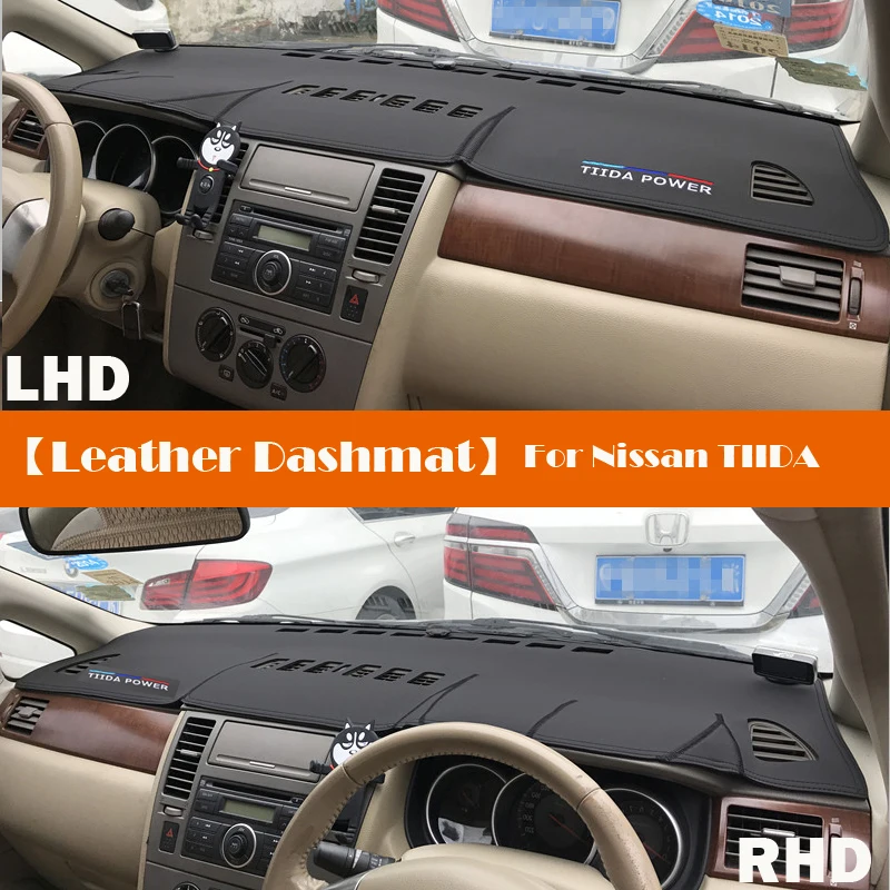 Leather Dashmat Accessories Carstyling Dashboard Covers Pad Dash Mat