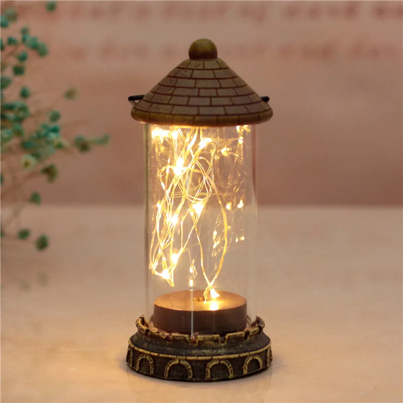 Портативная световая Ночная подсветка, прикроватная Светодиодная лампа, Сказочная гирлянда, световая стойка для Рождественская елка, праздничный свадебный Декор
