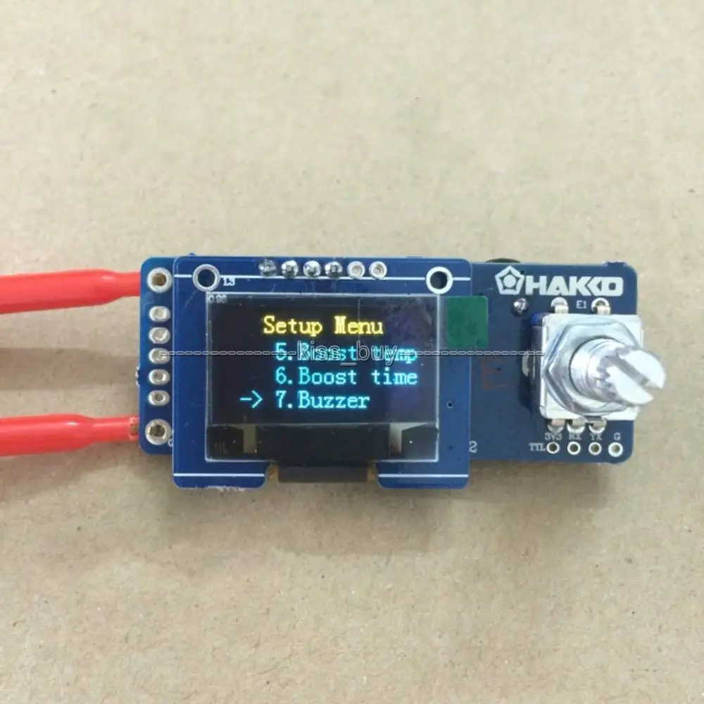 Painel Lcd para Hakko Estação de Ferro de Solda Digital Placa Controladora de Temperatura Oled T12 - Image 3
