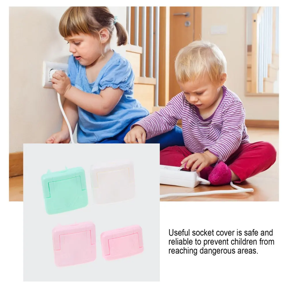 Mother & Kids 60pcs Outlet Covers Baby Safety Electric Plug Protectors