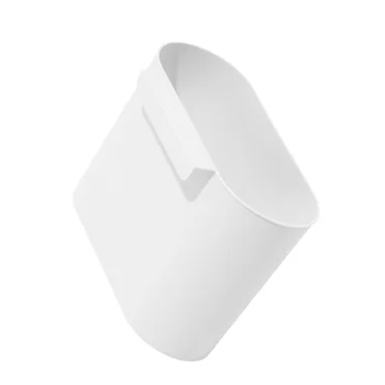 

1pc Household Hanging Trash Can Waste Bins Deskside Recycling Garbage Can Containers for Home Office (White)