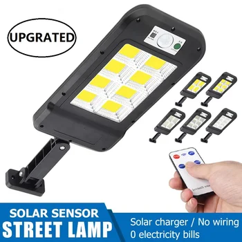

Upgraded COB Solar Light PIR Motion Sensor IP65 Outdoor Powerful Solar Wall Street Light Waterproof Lamp dropshipping