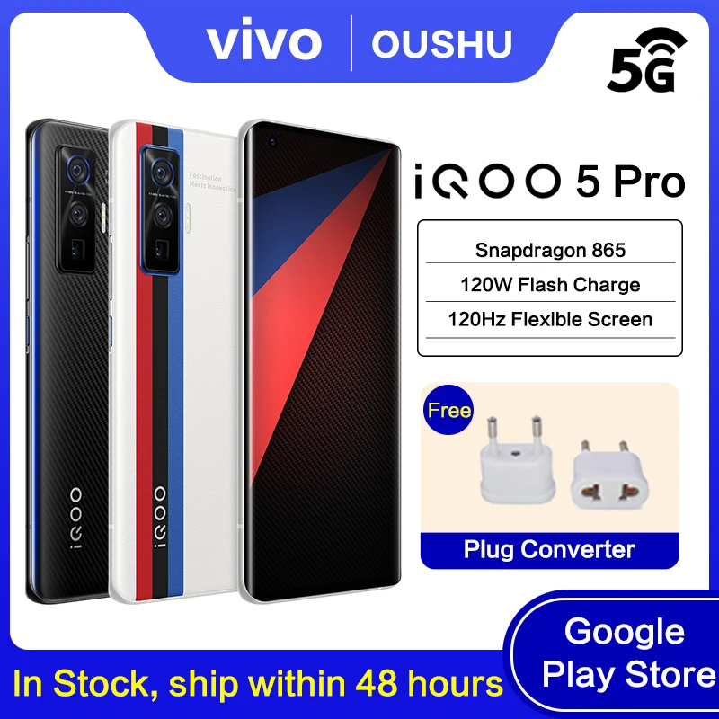 Смартфон vivo IQOO 5 Pro 5G 8 + 256 ГБ Snapdragon 120 Гц | Мобильные телефоны и аксессуары