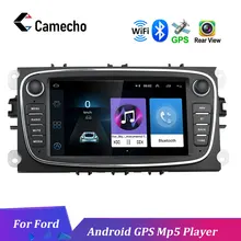 Camecho Автомобильный мультимедийный плеер 2DIN 7 ''Авторадио Android 8,1 gps Автомобильный Радио Wifi Автомобильный плеер для Ford/Focus/S-Max/Mondeo/Galaxy