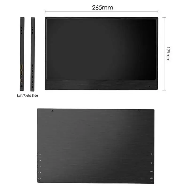13,3 дюймов 1080P HD портативный монитор usb type-C HDMI экран дисплея для PS4/Xbox тонкой четкой и тонкой живописи качества - Цвет: 11.6 inch