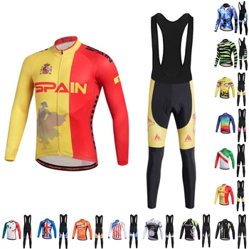 

MILOTO 2018 NEW Team Long Ropa Ciclismo Cycling Jerseys sets Autumn Mountian Bicycle Clothing MTB Bike Clothes Bib pants