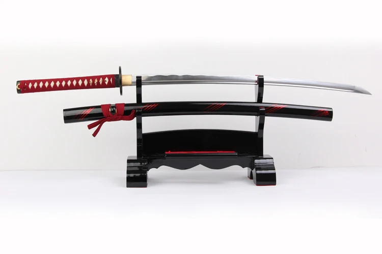 Ninja katana real sword carbon steel 1045 sharp edge full tang japanese samurai swords ready