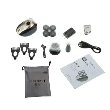 

Shaver Shaved Head Artifact Home Shaving Artifact Razor Usb Charging Interface Razor Men'S Portable Razor