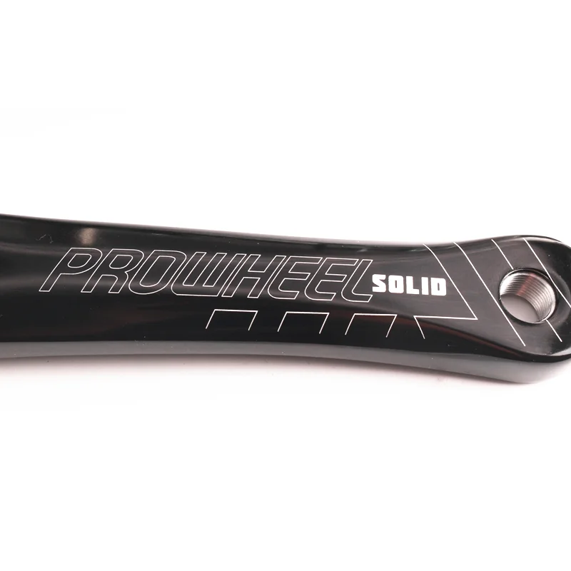 Günstige Prowheel Solide 48T Single Speed Fixed Gear Bike Kurbel 170mm Lager 130 BCD Fahrrad Kurbel Kettenblatt