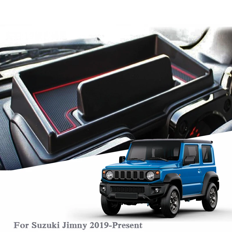 

Car Styling Car Armrest Storage Box For Suzuki Jimny 2019-Present LHD Auto Console Armrest Frame Box Cover Internal Accessory
