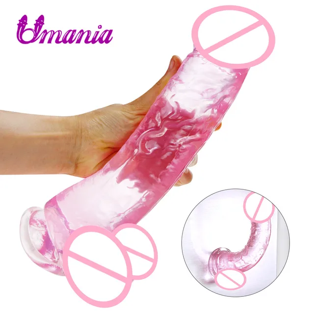 Soft Jelly Dildo Realistic Penis Strong Suction Cup Anal Butt Plug Dick Toy for Adult Erotic G-Spot Orgasm Sex Toys for Woman 1