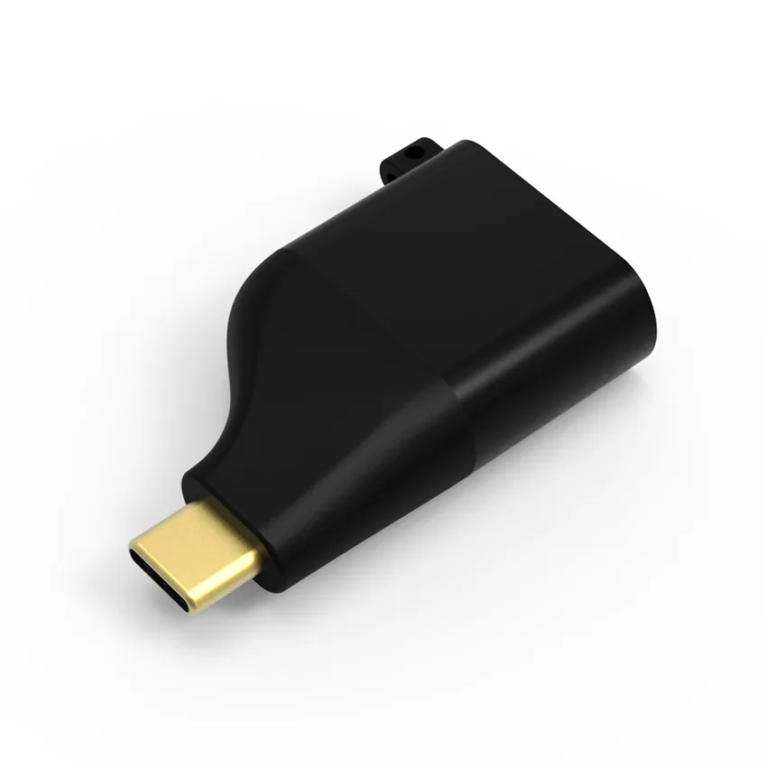 Thunderbolt 3 TYPE C к HDMI 4K 60HZ VGA DP Мини DP конвертер с стиль брелка для MacBook Galaxy S9 USB C