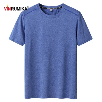 

New 2020 Super Large Size L-9XL Summer Men Sports Casual Style Gray Short Sleeve T-shirt Tees Tops Man Soft O-neck Blue T-shirts