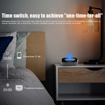 

Home Wireless Modern USB WiFi IR Universal TV Smart Remote Controller Air Conditioning Timing App Voice Control Mini Infrared
