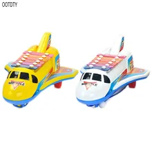 OOTDTY Детские Игрушки для раннего образования Beat музыкальный инструмент пианино Самолет Форма Пазлы для детей