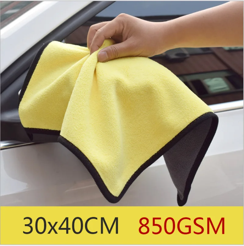 Mling 30x30/60 см автомойки микрофибра Полотенца чистки автомобиля сушка ткань с каймой, для ухода за автомобилем ткань с подробным описанием Автомойка Полотенца для Toyota