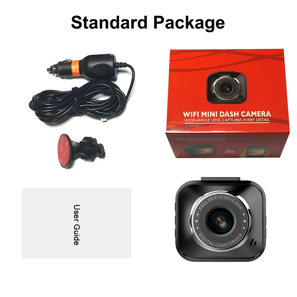 Автомобильный видеорегистратор Wi Fi 1080P Full HD автомобильная камера детектор
